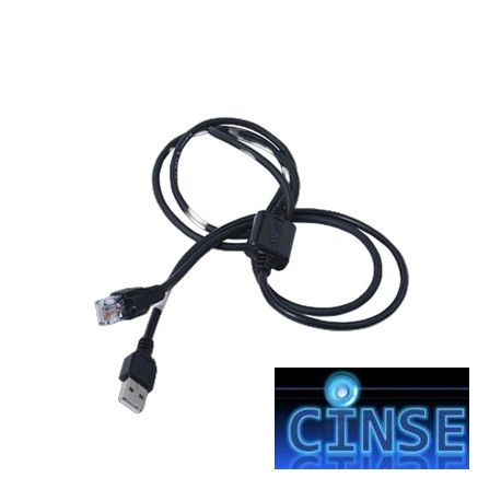 Cable de Programación USB para Radios Móviles y Repetidores Conector RJ45 KPG-46XM