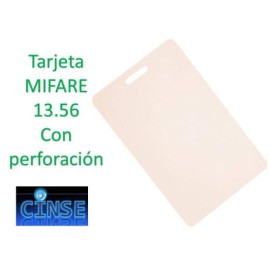 Tarjetas Mifare Perforación Credencial 13.56 MHZ. MIFARE-Credencial