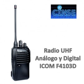 Radio ICOM Frecuencia Análoga y Digital UHF IC-F4103D