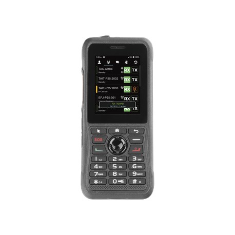 Radio PoC LTE Pantalla Táctil 2.4 y teclado, Compatible con NXRadio NXPOC-130