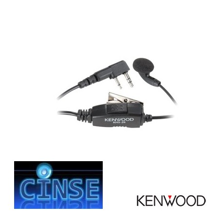 KHS-26 Micrófono miniatura con clip y audífono KHS-26